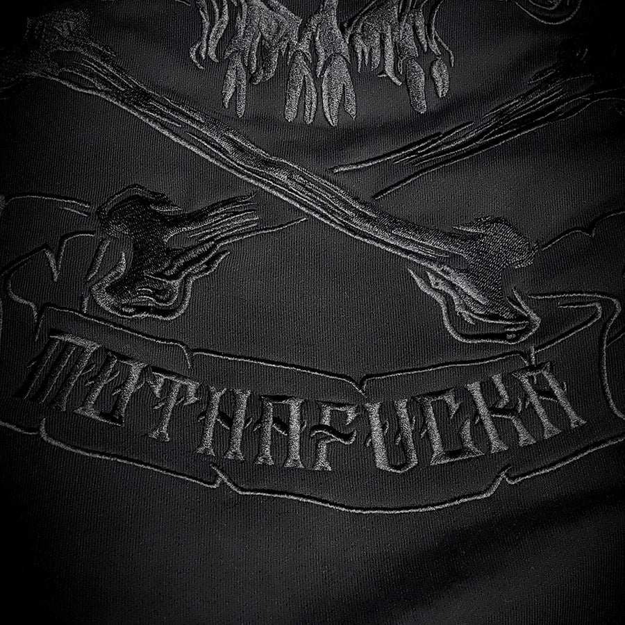 HYRAW Zip Hoodie Back 2 Black