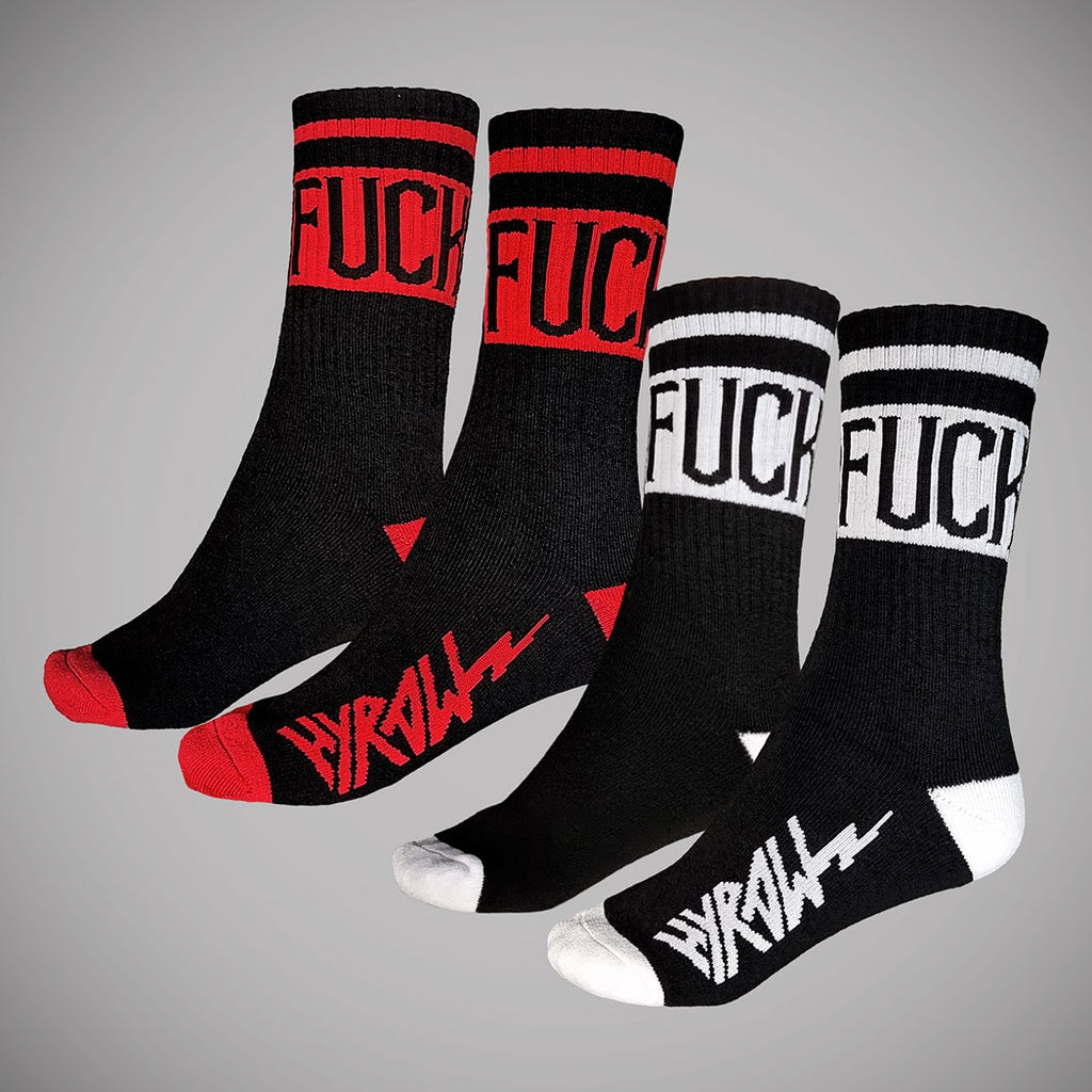 Hyraw FUCK Socks Pack