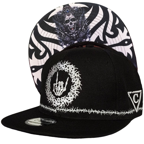 Capiche Tribal Skull Snapback