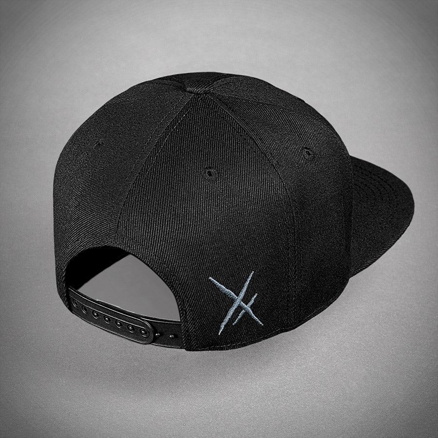 HYRAW Snapback Cap Metal Skull