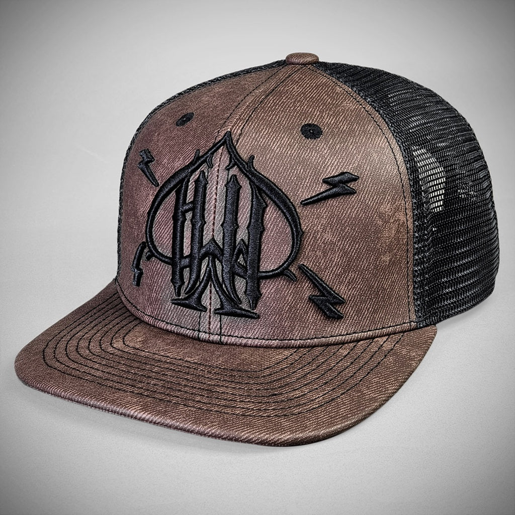 HYRAW Snapback Cap Brown Ace