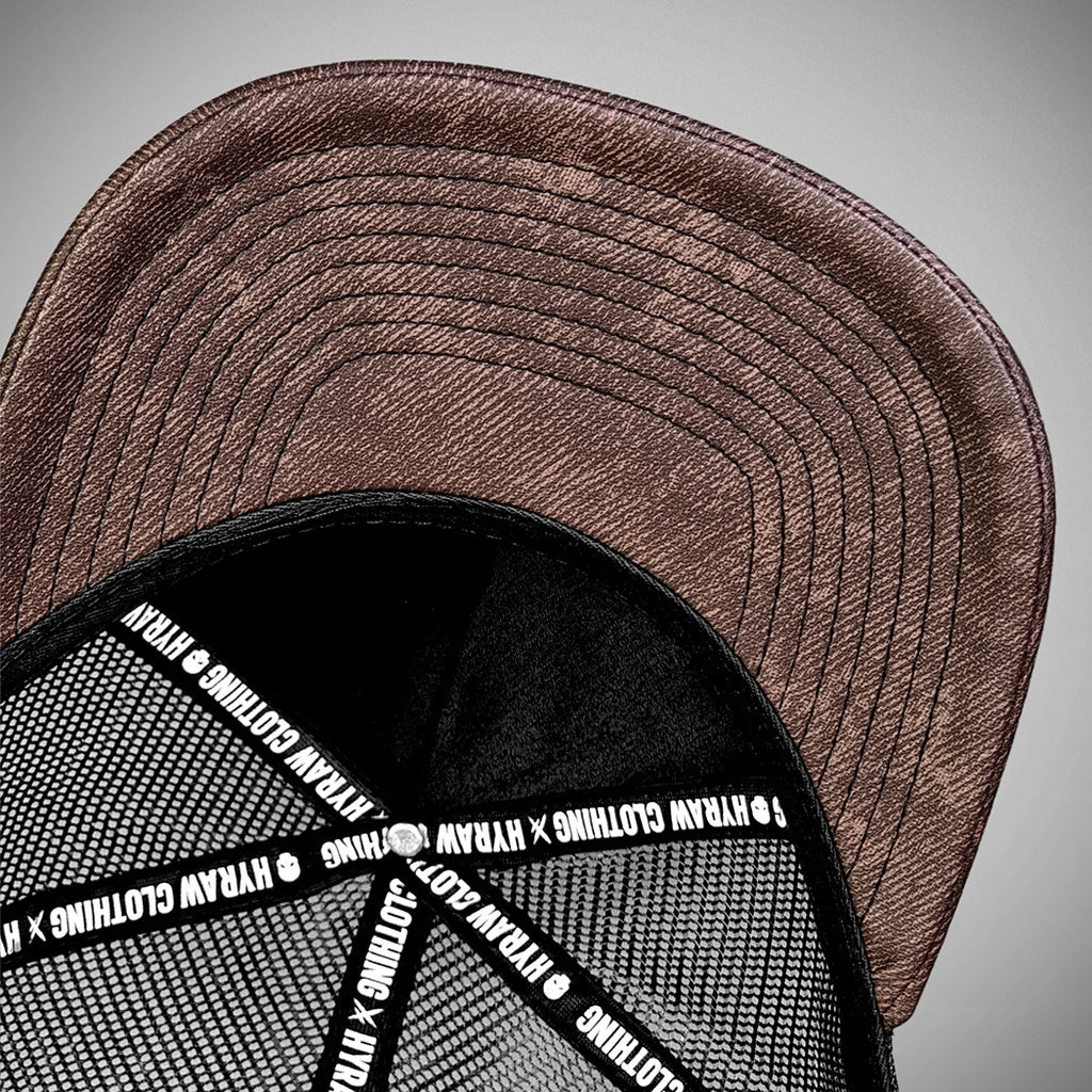 HYRAW Snapback Cap Brown Ace