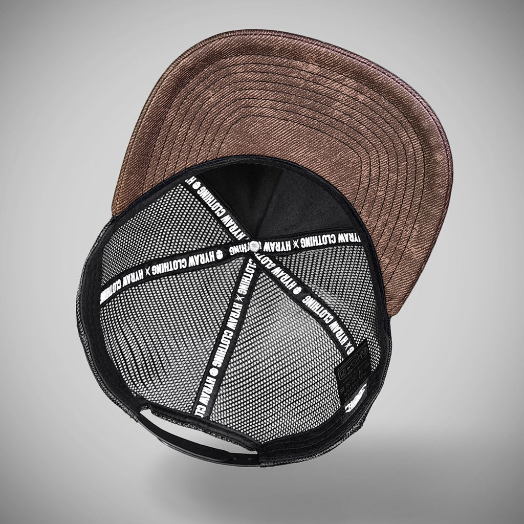 HYRAW Snapback Cap Brown Ace