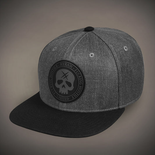HYRAW Snapback Cap Death Shadow grey