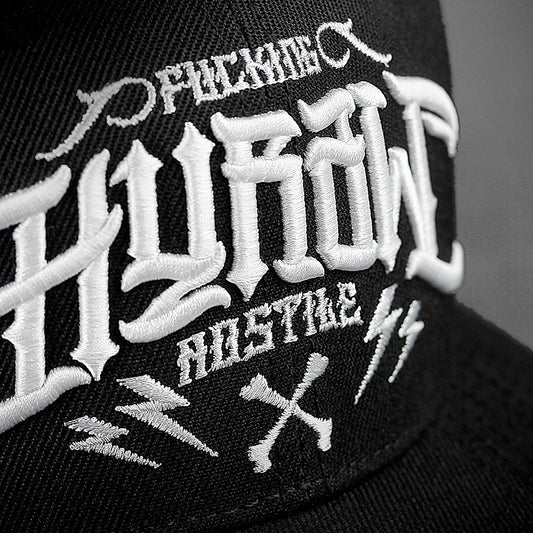 HYRAW Snapback Cap Hostile White OVERSIZE!