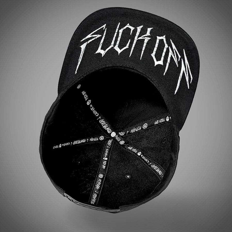 HYRAW Snapback Cap Hostile White OVERSIZE!