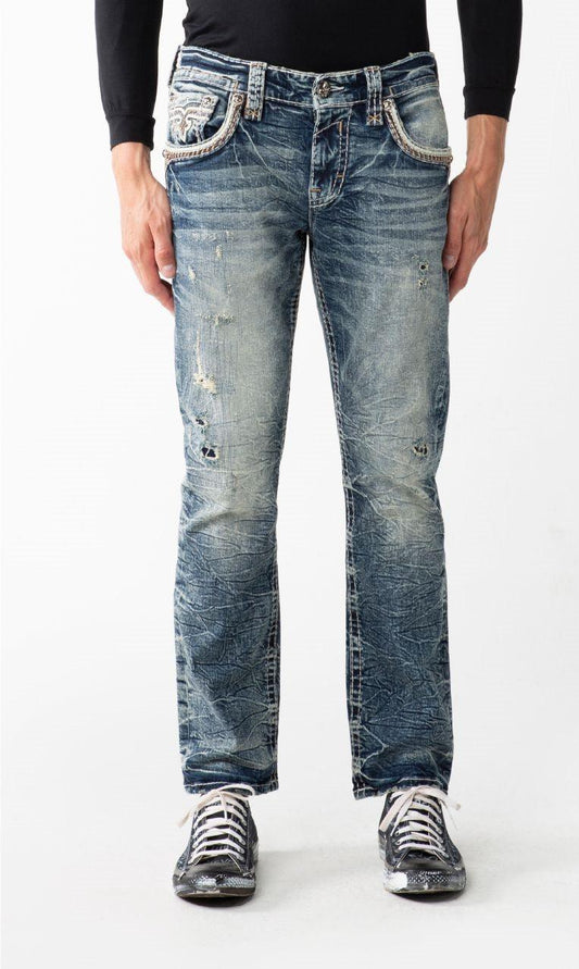 Rock Revival Herren Jeans Verdugo Straight - Inexorebel