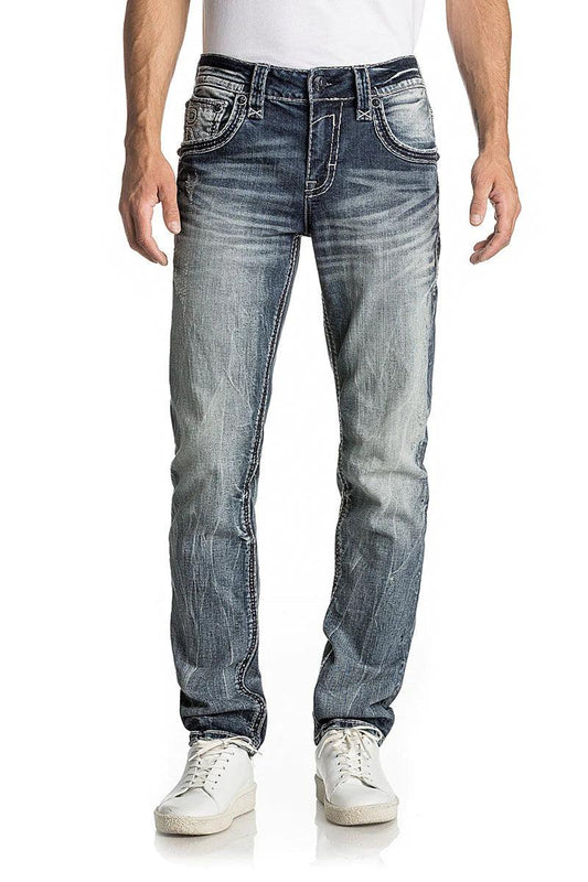 Rock Revival Herren Jeans Tilden Alternative Straight - Inexorebel
