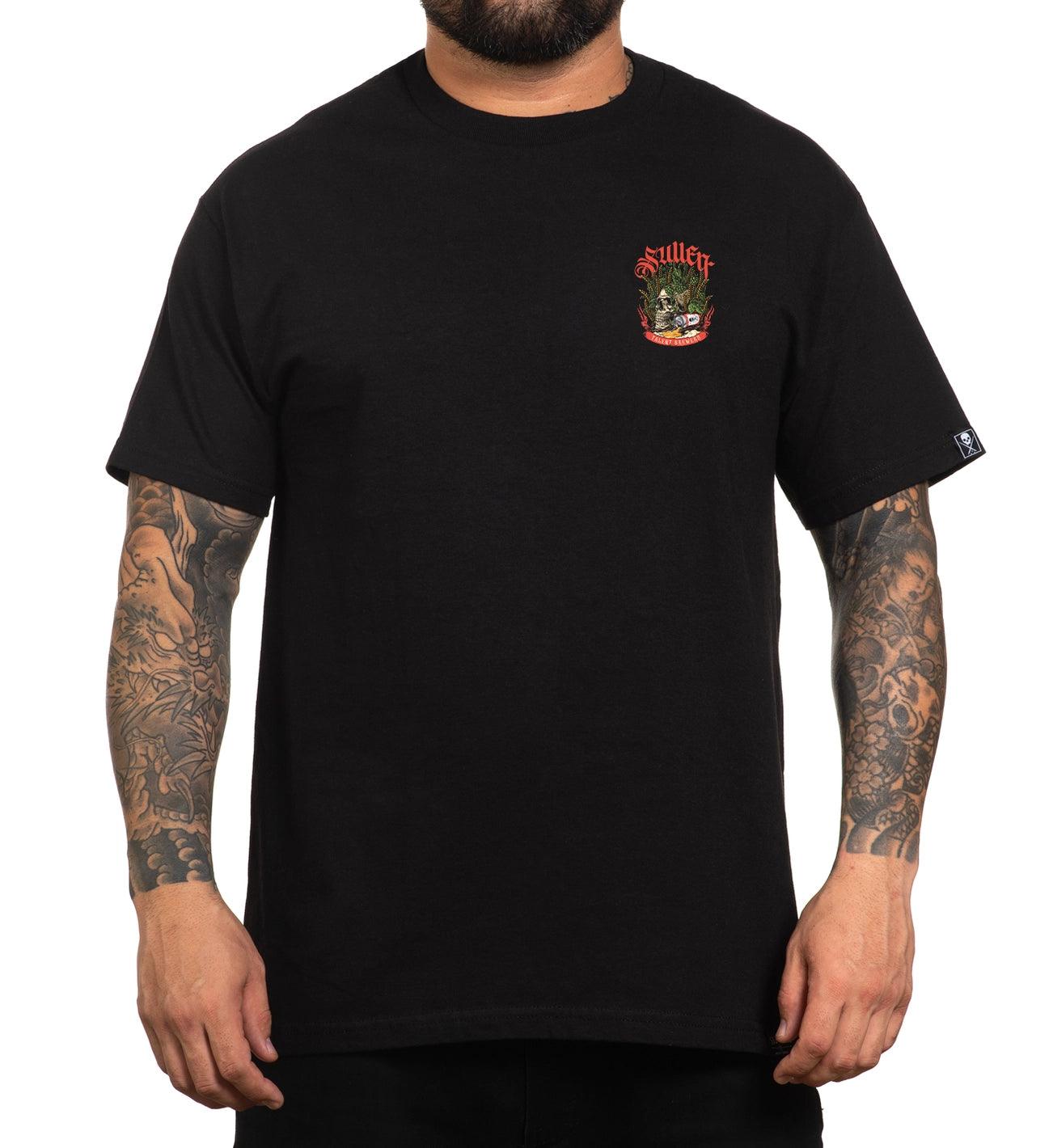 Sullen T Shirt Barley Skull Standard