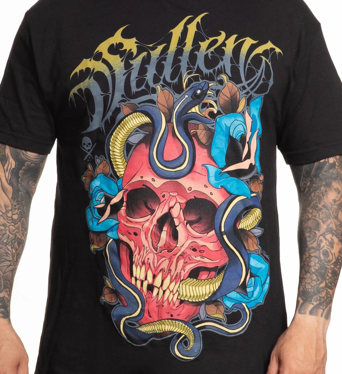 Sullen T Shirt Red Skull Standard