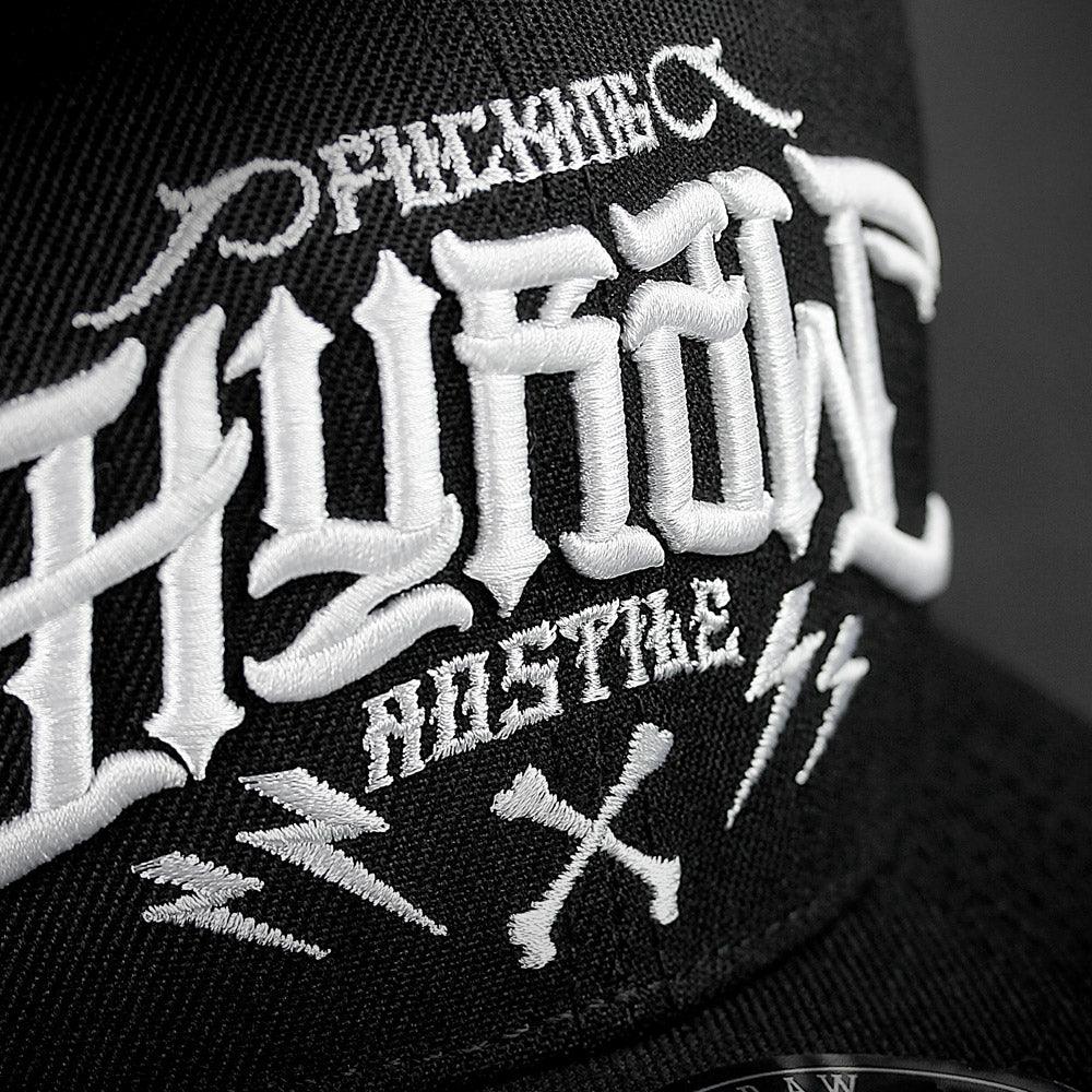 HYRAW Snapback Cap Hostile White