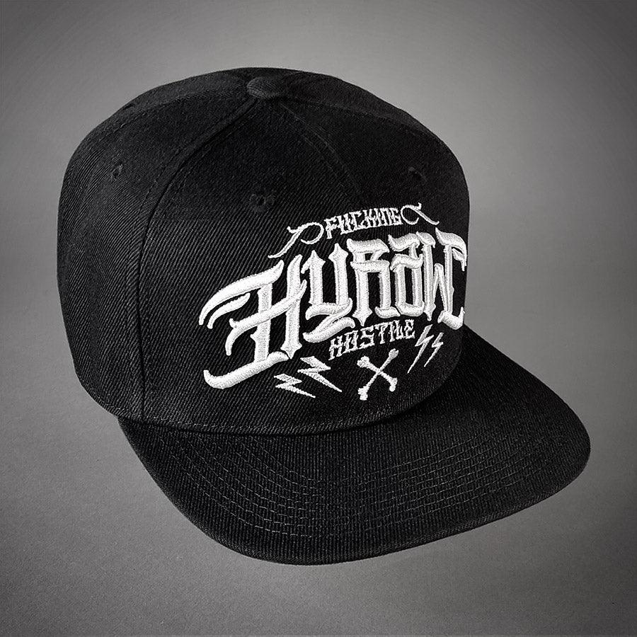 HYRAW Snapback Cap Hostile White