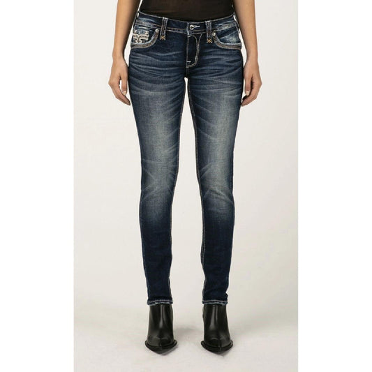 Rock Revival Skinny Jeans Hibiscus - Inexorebel