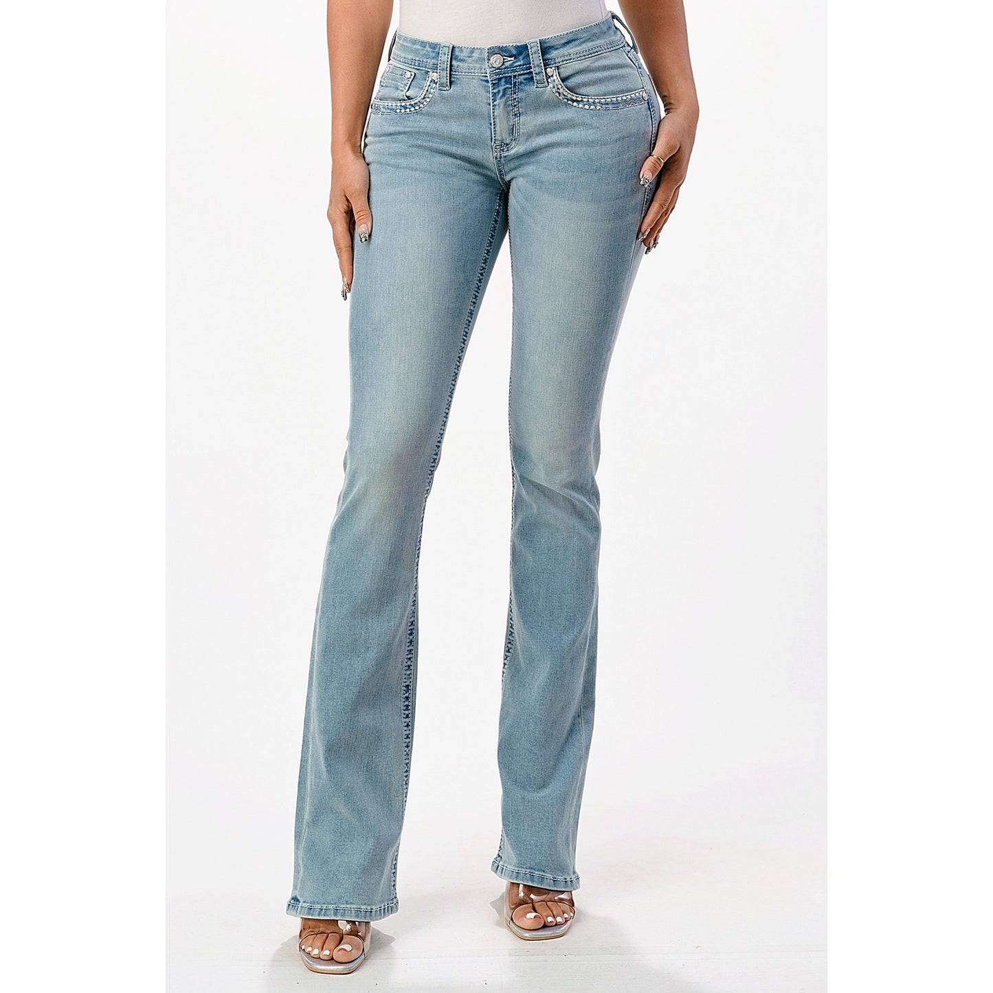 Grace in LA Bootcut Fleur De Lis - Inexorebel