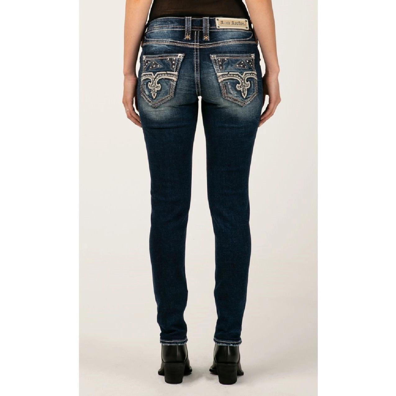 Rock Revival Skinny Jeans Hibiscus - Inexorebel