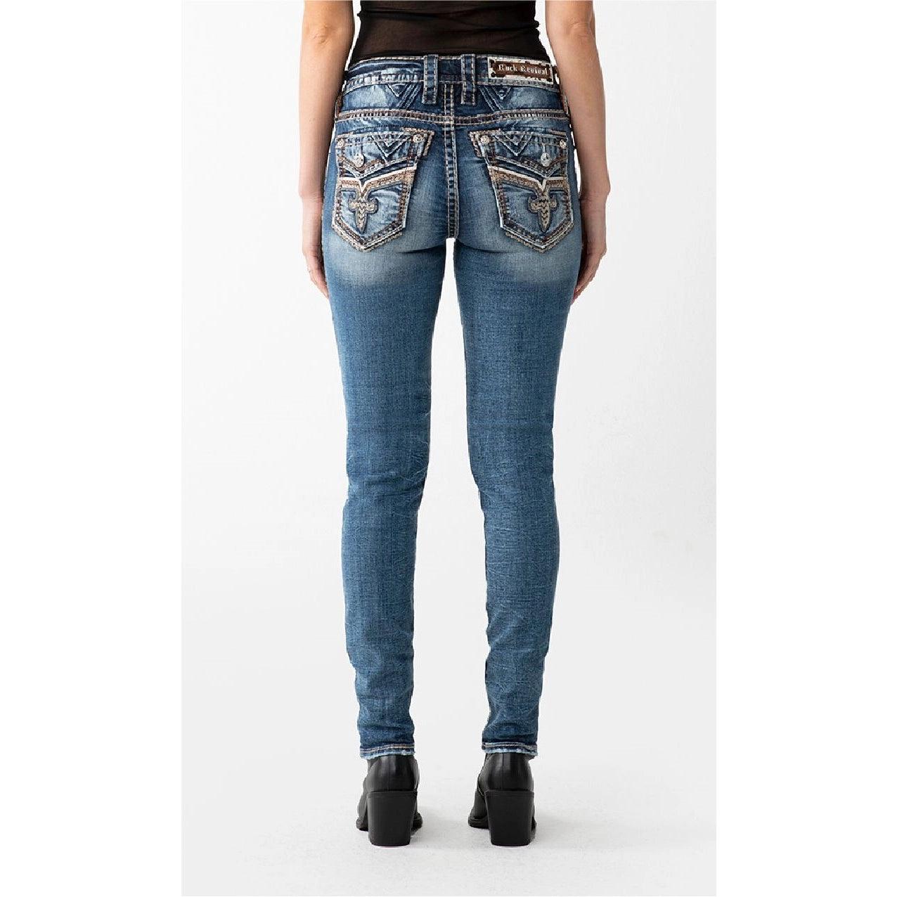 Rock Revival Skinny Jeans Nectarine - Inexorebel