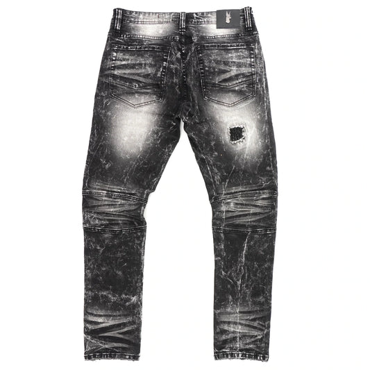 Makobi Biker Jeans Black - Inexorebel