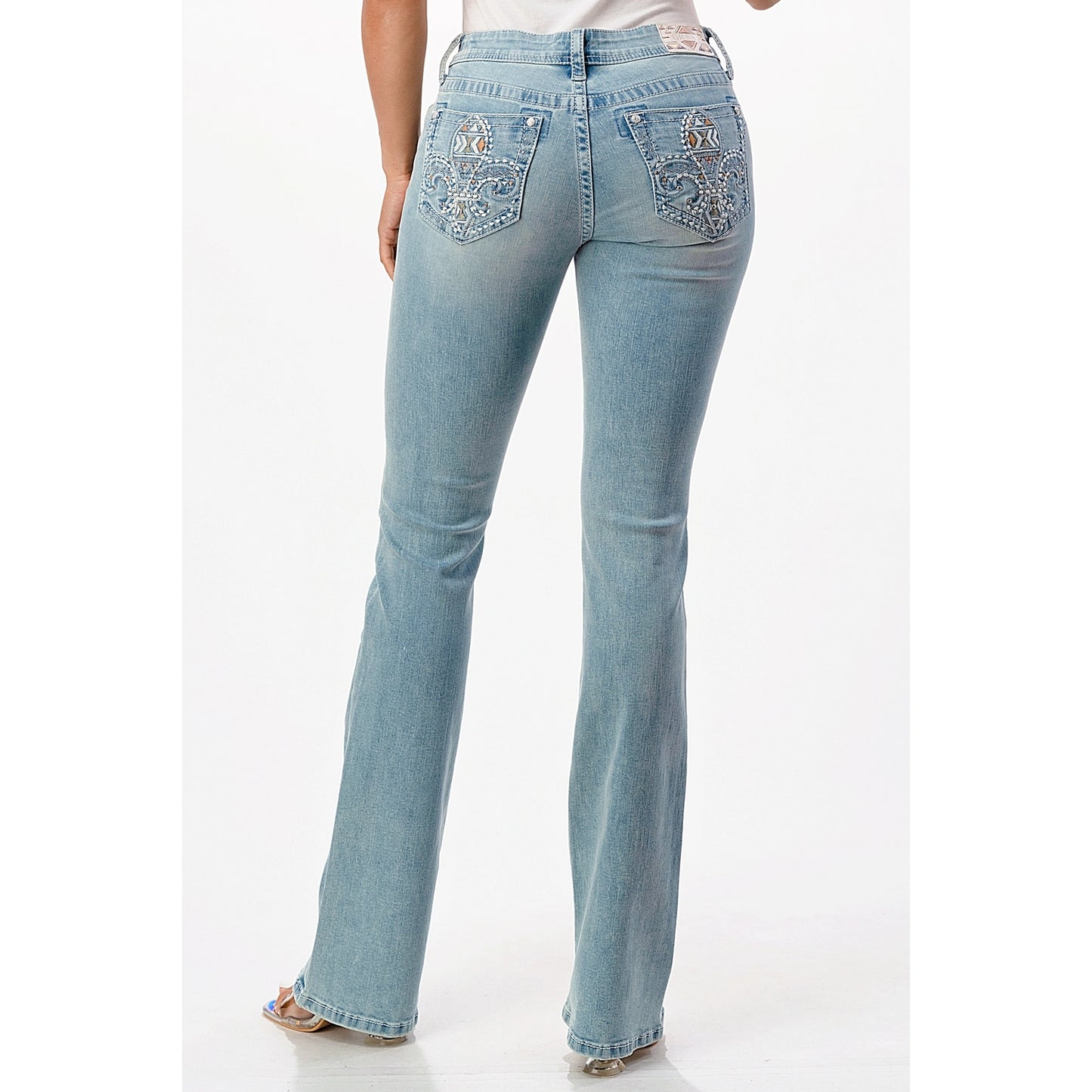 Grace in LA Bootcut Fleur De Lis - Inexorebel