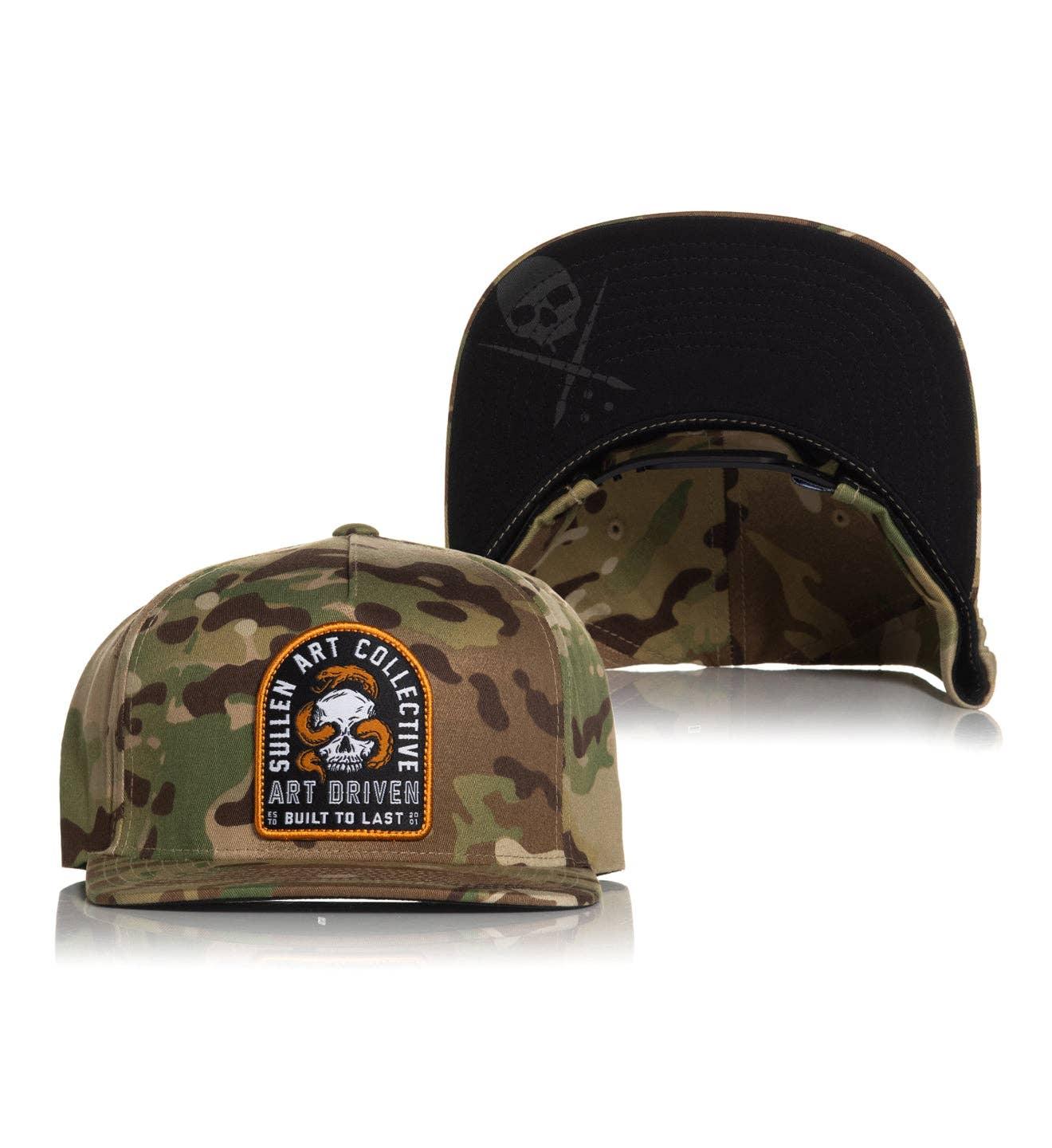 Sullen Snapback Cap Slither Camo