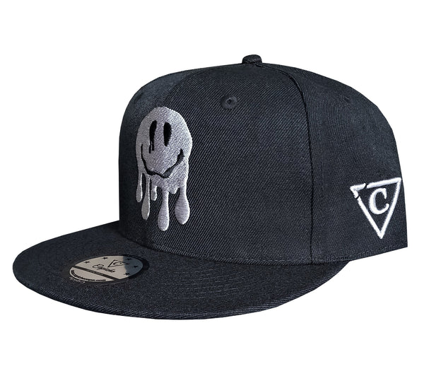 Capiche Wall Drawing Snapback - Black