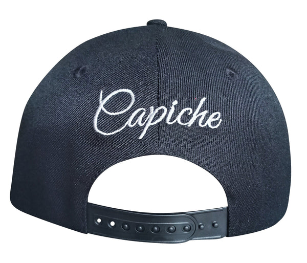 Capiche Wall Drawing Snapback - Black
