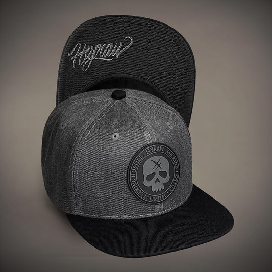 HYRAW Snapback Cap Death Shadow grey