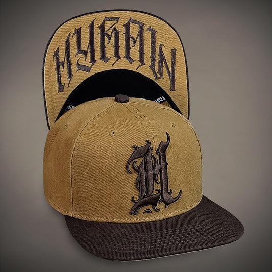 HYRAW Snapback Cap Camel H