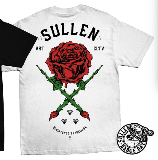 Sullen T Shirt Rose Badge Standard