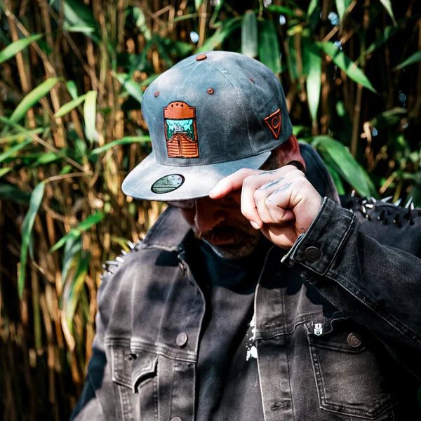 Capiche Bar Fight Snapback - Grey Washed Fabric