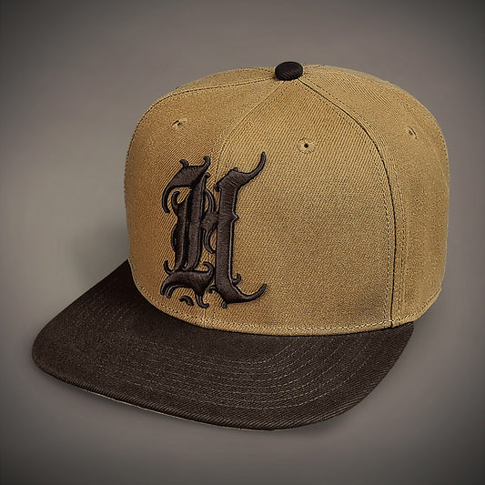 HYRAW Snapback Cap Camel H