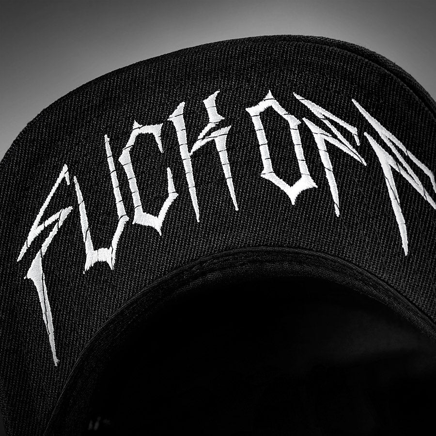 HYRAW Snapback Cap Hostile White OVERSIZE!