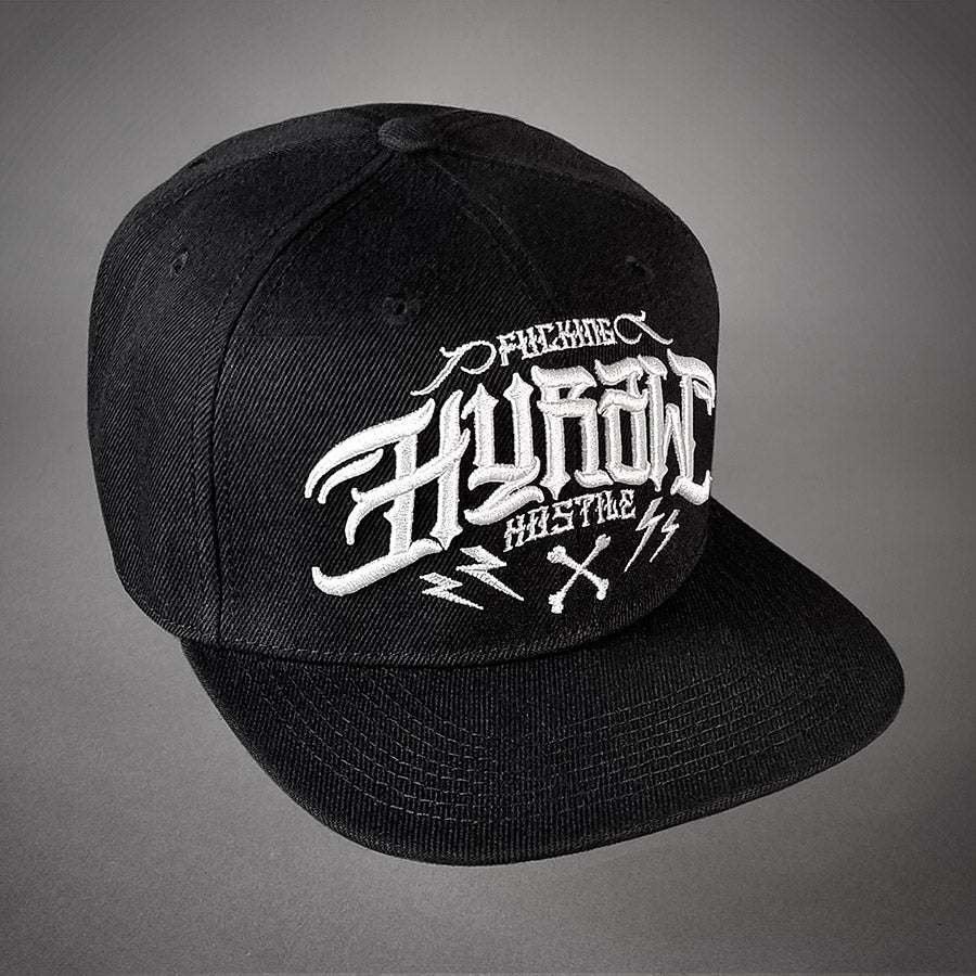 HYRAW Snapback Cap Hostile White OVERSIZE!
