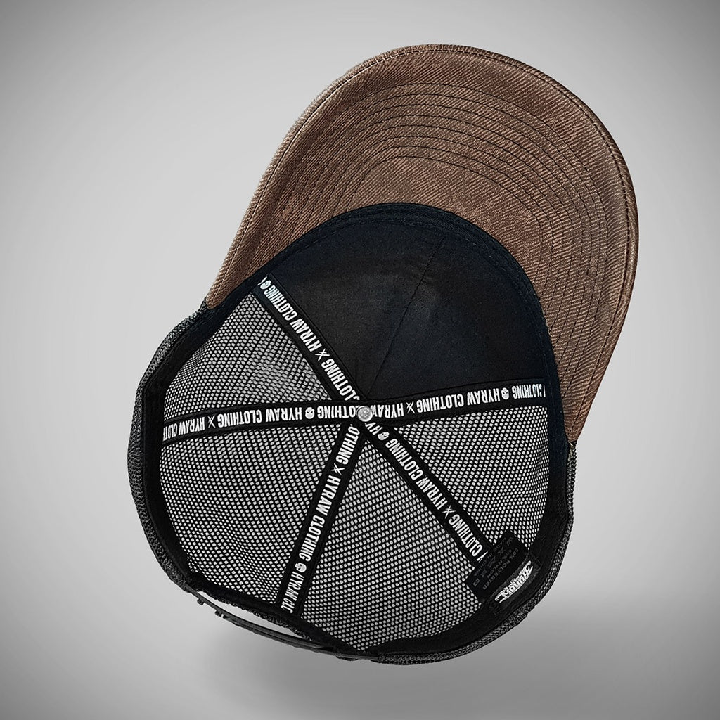 HYRAW Brown ACE Trucker Cap