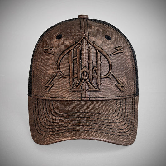 HYRAW Brown ACE Trucker Cap