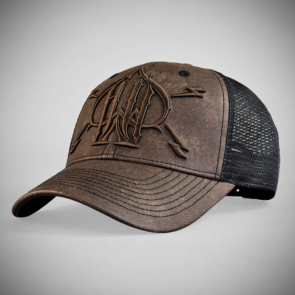 HYRAW Brown ACE Trucker Cap