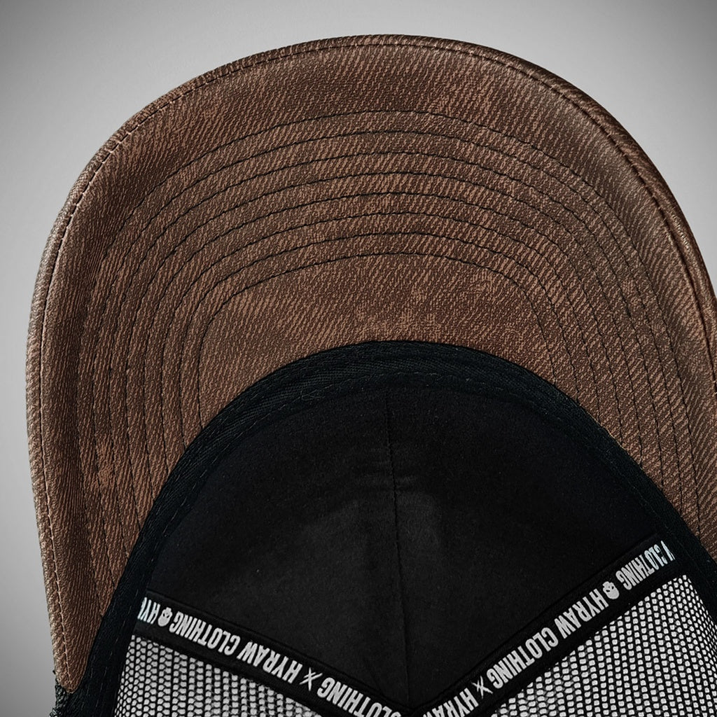 HYRAW Brown ACE Trucker Cap