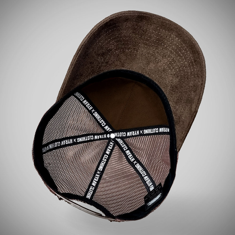 HYRAW LEATHER ACE Trucker Cap