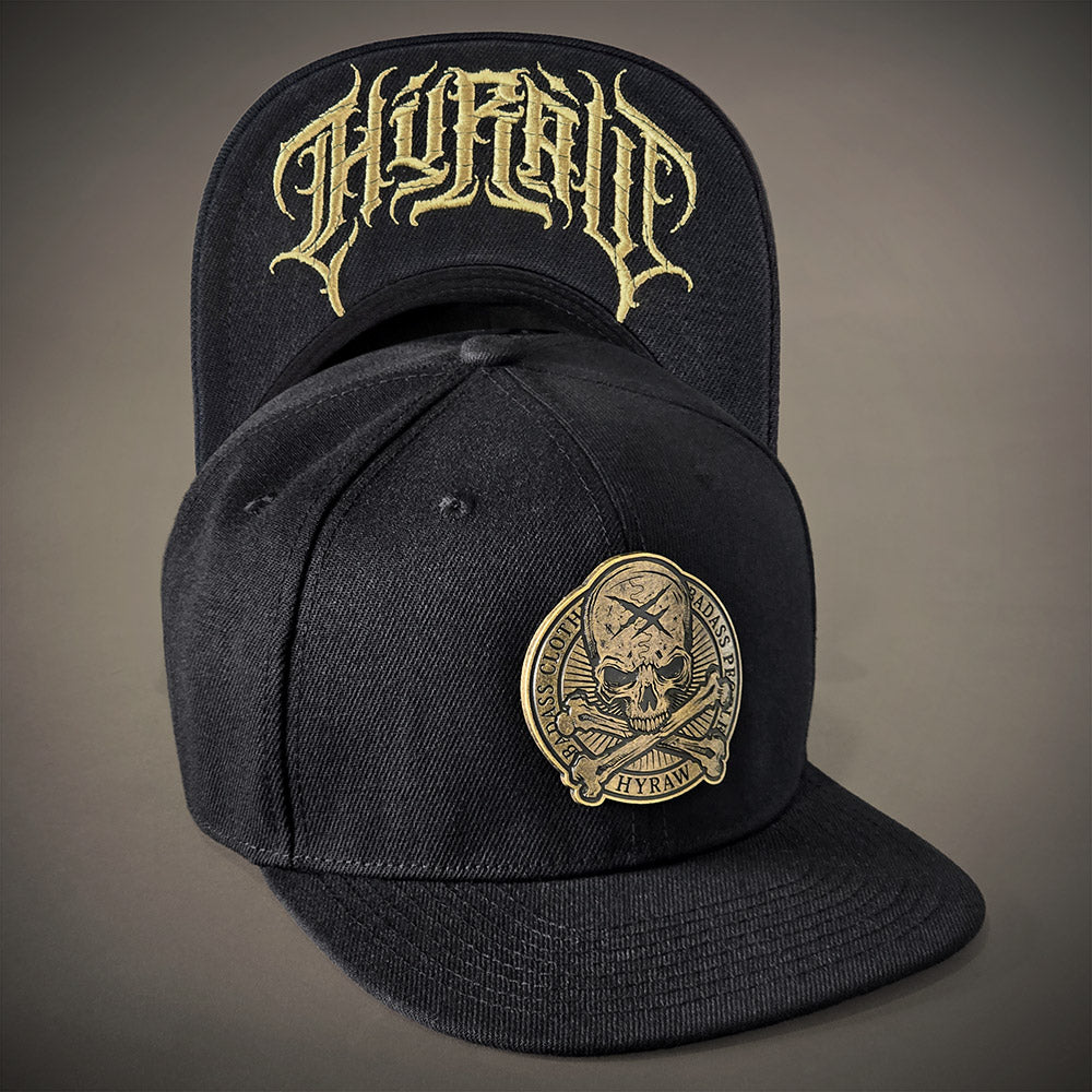 HYRAW SKULL Snapback Cap
