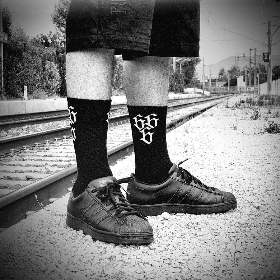 Hyraw 666 Socks Black