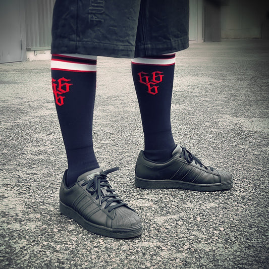 Hyraw 666 KNEE RED Socks