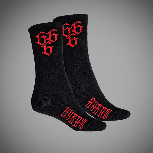 Hyraw 666 Socks Red