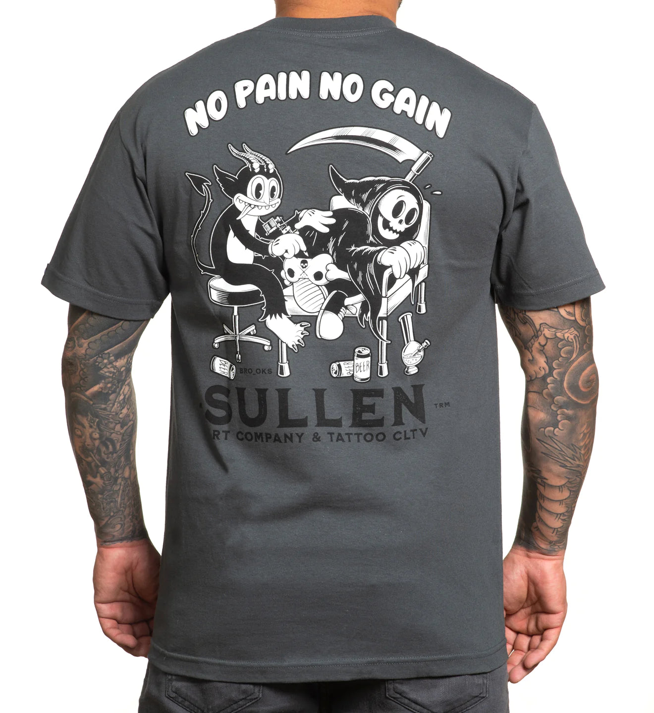 Sullen T Shirt No Pain No Gain Standard