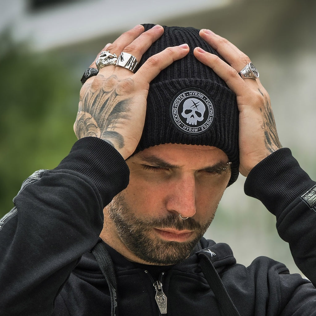 HYRAW Shadow Skull Beanie