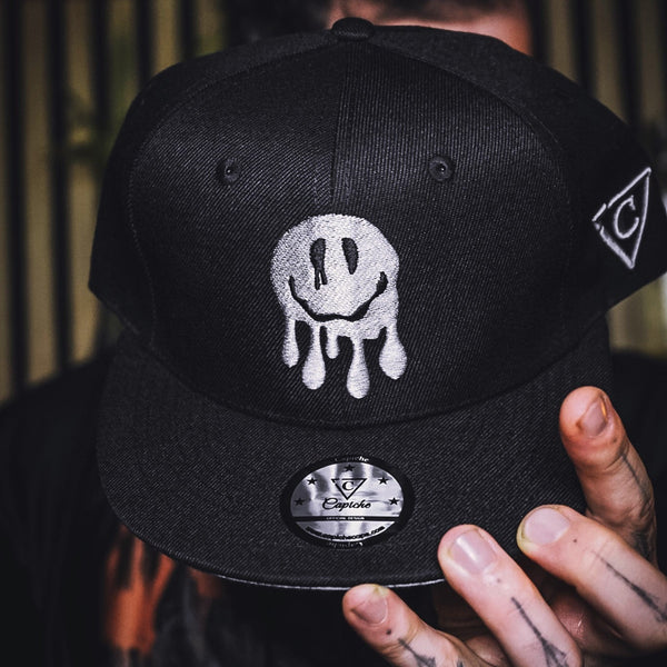 Capiche Wall Drawing Snapback - Black